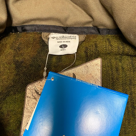 Men’ Columbia Thick Wool Jacket - Picture 5 of 6